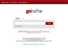 Tablet Screenshot of gohome.it
