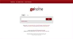 Desktop Screenshot of gohome.si