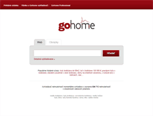 Tablet Screenshot of gohome.sk