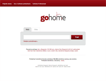 Tablet Screenshot of gohome.rs